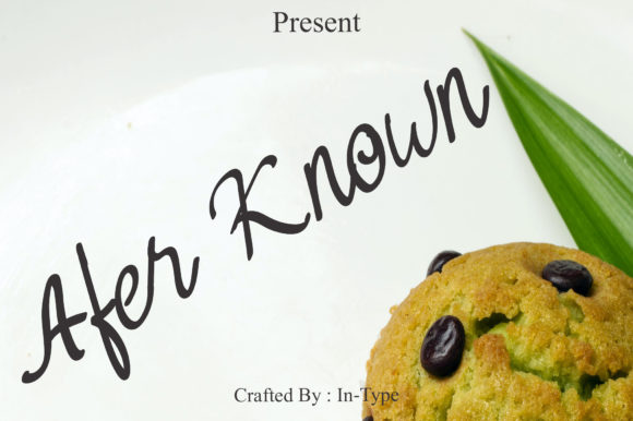 After Known Script Font for Handmade Creatives