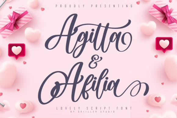 Agitta Afilia: Elegant Script for Digital Campaigns