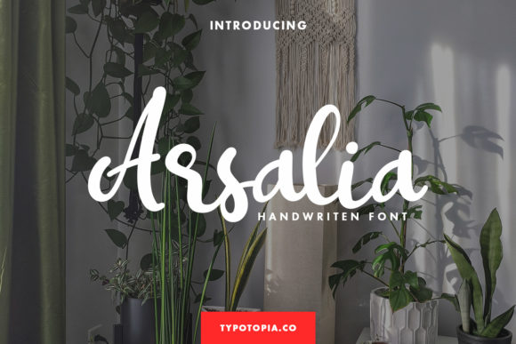 Arsalia: A Cursive Script Font for Elegant Digital Branding