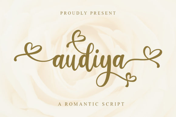 Audiya: A Playful Script Font for Editorial Design