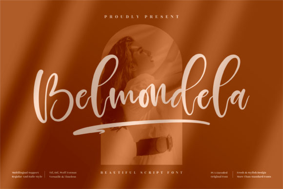 Belmondela: Elegant Script Handwritten Font for Designers