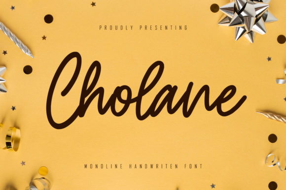 Cholane: A Simple and Flowing Script Font for Elegant Branding