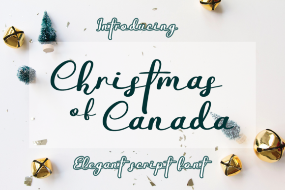 Christmas of Canada: A Playful Script Handwritten Font for Festive Design
