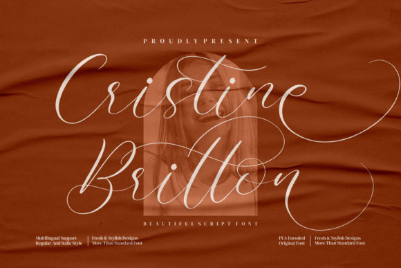 Cristine Britton: An Elegant Script Font for Thoughtful Design