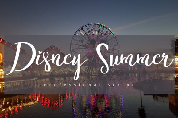 Disney Summer Script Font for Handmade Creators