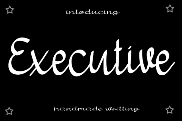 Executive Script Handwritten Font for Elegant Branding