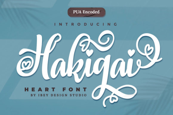 Hakigai Script Font for Elegant Handmade Designs