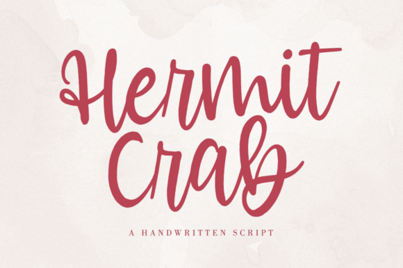 Hermit Crab Script Font for Playful Brand Identity