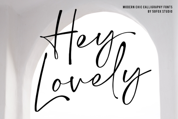 Hey Lovely Font for Creative Brands