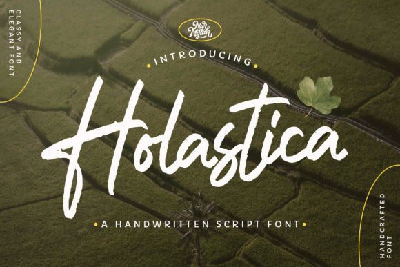 Holastica: A Script Handwritten Font for Elegant Editorial Design