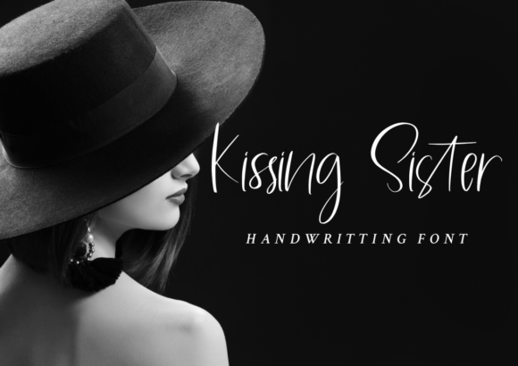 Kissing Sister: A Refined Script Handwritten Font for Elegant Branding
