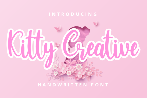 Kitty Creative Script Font for Luxury Branding