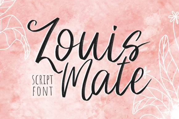 Louis Mate Script Font for Editorial Design