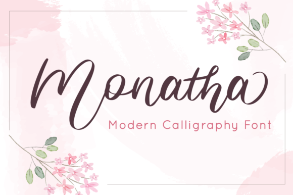 Monatha: A Delicate Script Font for Editorial Elegance