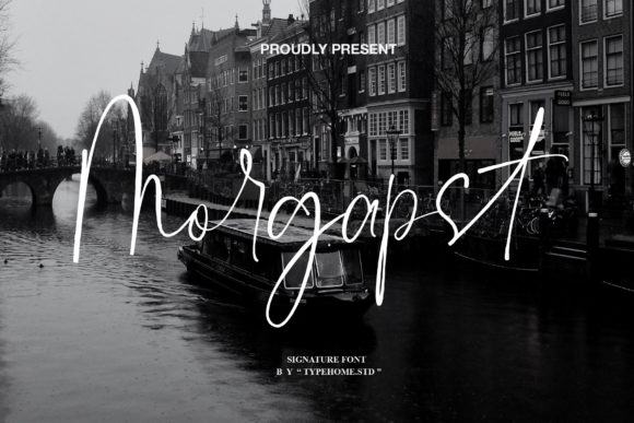 Morgapst Script Font for Handmade Creators