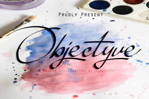 Objectyve: A Delicate Script Handwritten Font for Makers