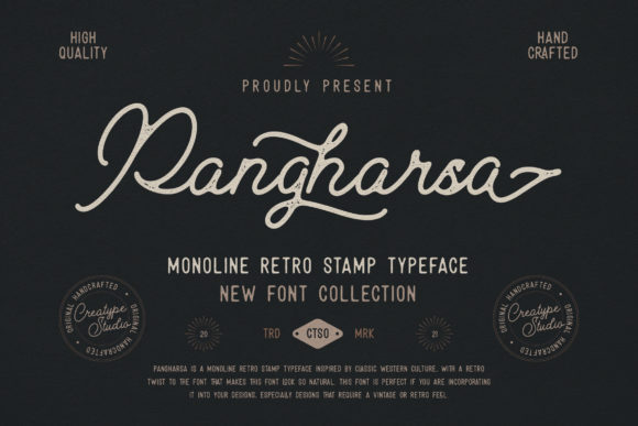 Pangharsa Font for Editorial Design