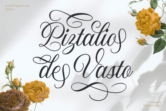 Piztalio De Vasto Script Font for Elegant Branding