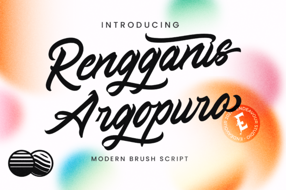 Rengganis Argopuro Script Font for Editorial Charm