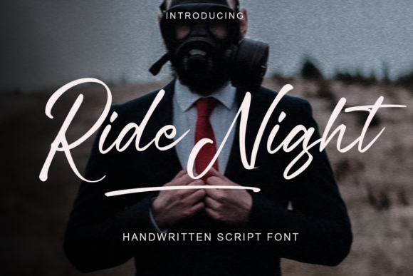 Ride Night Script Font for Handmade Creators