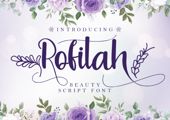 Rofitah: A Delicate Script Font for Handmade Branding