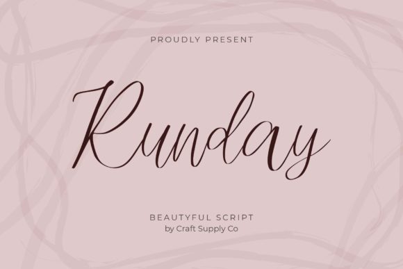 Runday Script Font for Creative Editorial Design