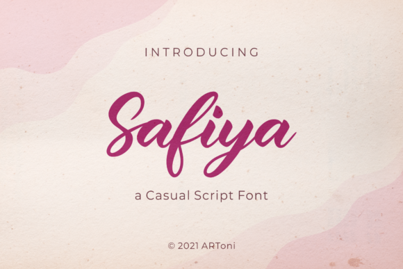 Safiya: A Script Handwritten Font That Brings Joy to Editorial Design