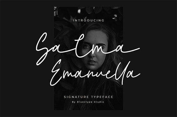 Salma Emanuella Script Font for Elegant Branding