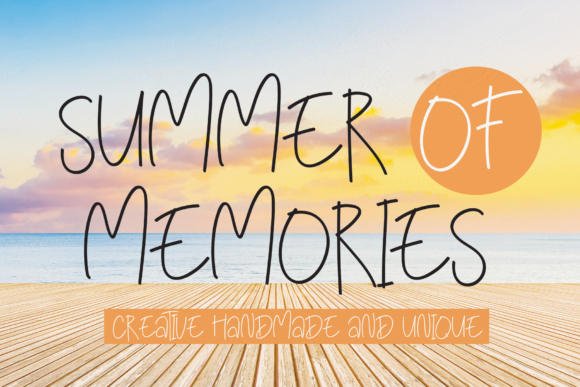 Summer of Memories Font for Creative Campaigns