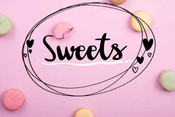 Sweets Script Font for Editorial Design