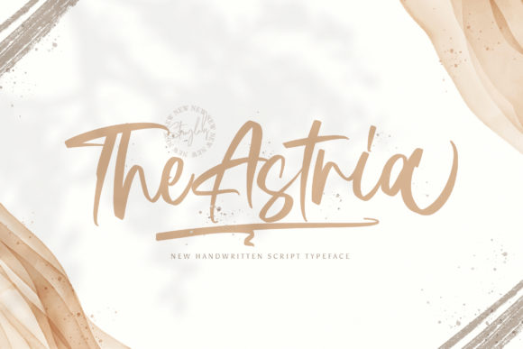 The Astria Script Handwritten Font for Creative Campaigns