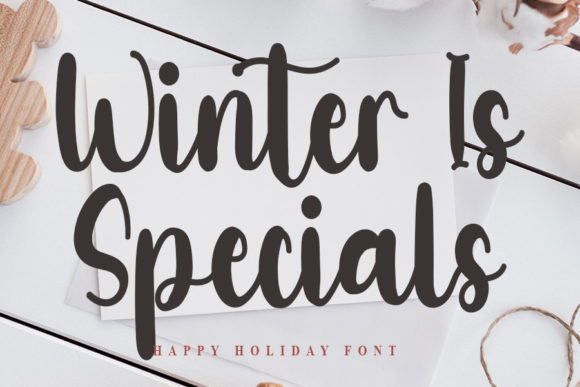 Winter is Special Script Font for Whimsical Brand Campaigns
